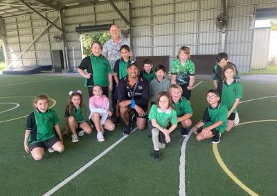 Northern Pride's Karl Adams visit students at Silkwood State School
